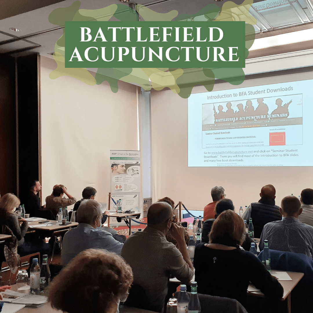 Lee más sobre el artículo Formación de la Battlefield Acupuncture en línea