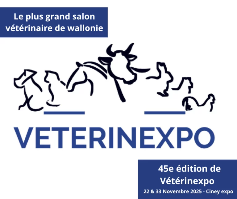 Le 22 et 23 Novembre 2025 en Belgique, venez assister au salon Veterinexpo 2025.