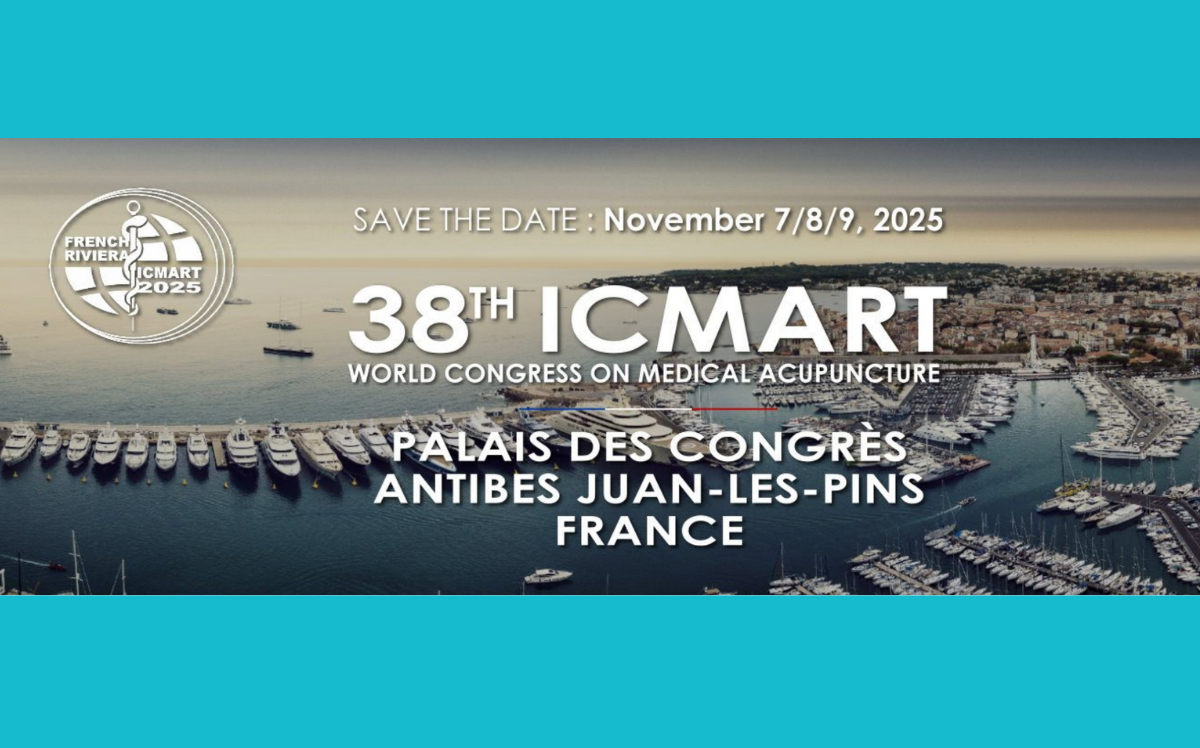 Read more about the article 38th ICMART World Medical Acupuncture Congress