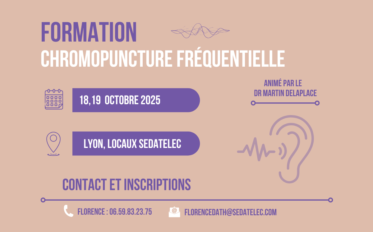 Lire la suite à propos de l’article Formation Chromopuncture fréquentielle