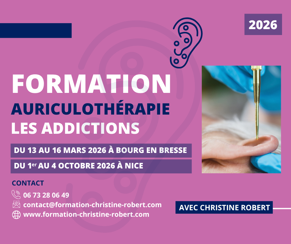 Formations 2026 en Auriculothérapie par Christine Robert
