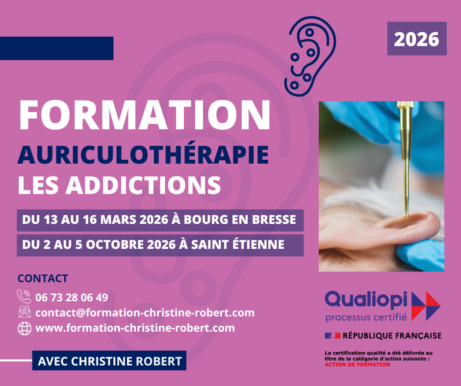 Formations 2026 en Auriculothérapie par Christine Robert