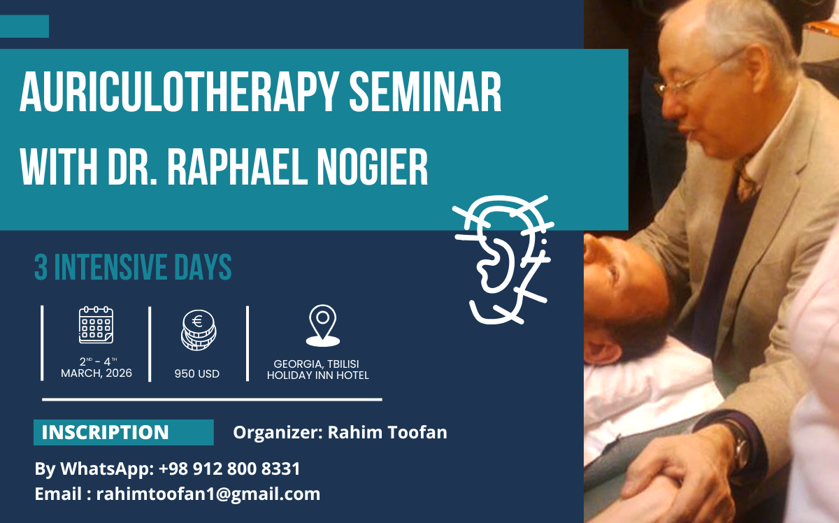Read more about the article Auriculotherapy Seminar in Georgia with Dr Raphaël Nogier