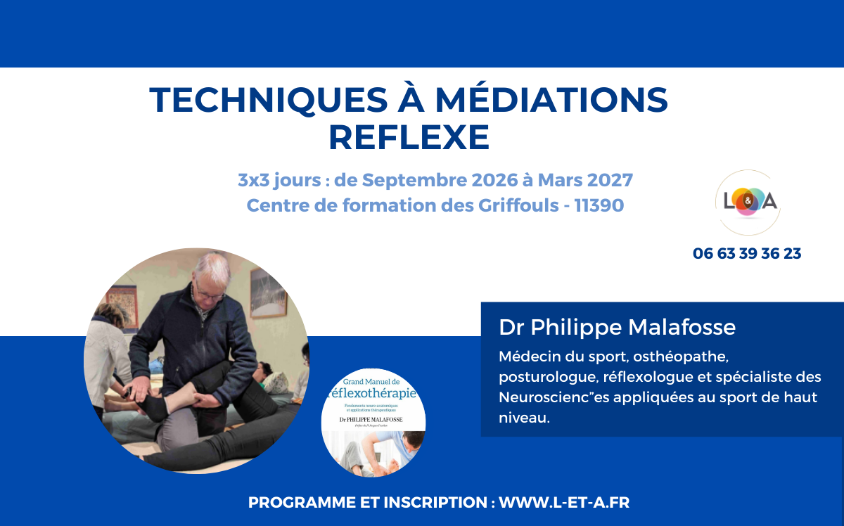 Lire la suite à propos de l’article Formation Neuro‑Réflexothérapie _ Dr Philippe Malafosse