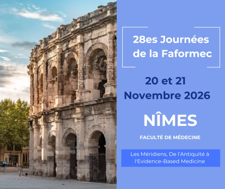 Affiche du Congrès National d'Acupuncture FAFORMEC 2026 à Nîmes