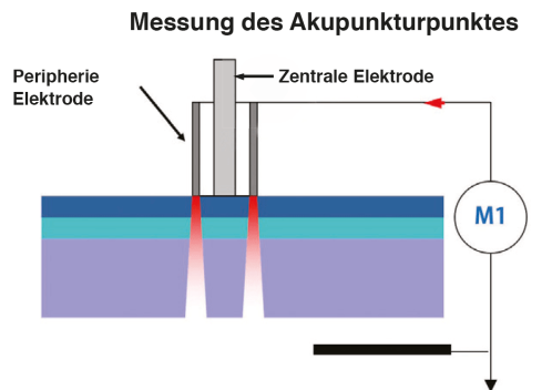 Messung des Akupunkturpunktes-min